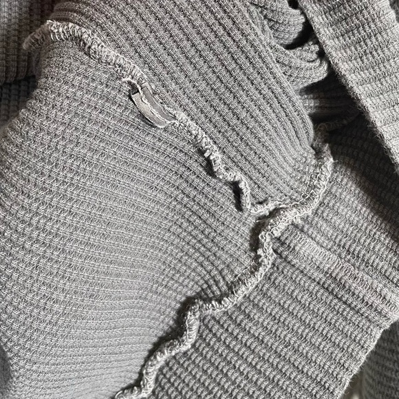 Sam & Lavi Fringe Waffle Knit Pullover - Picture 4 of 6